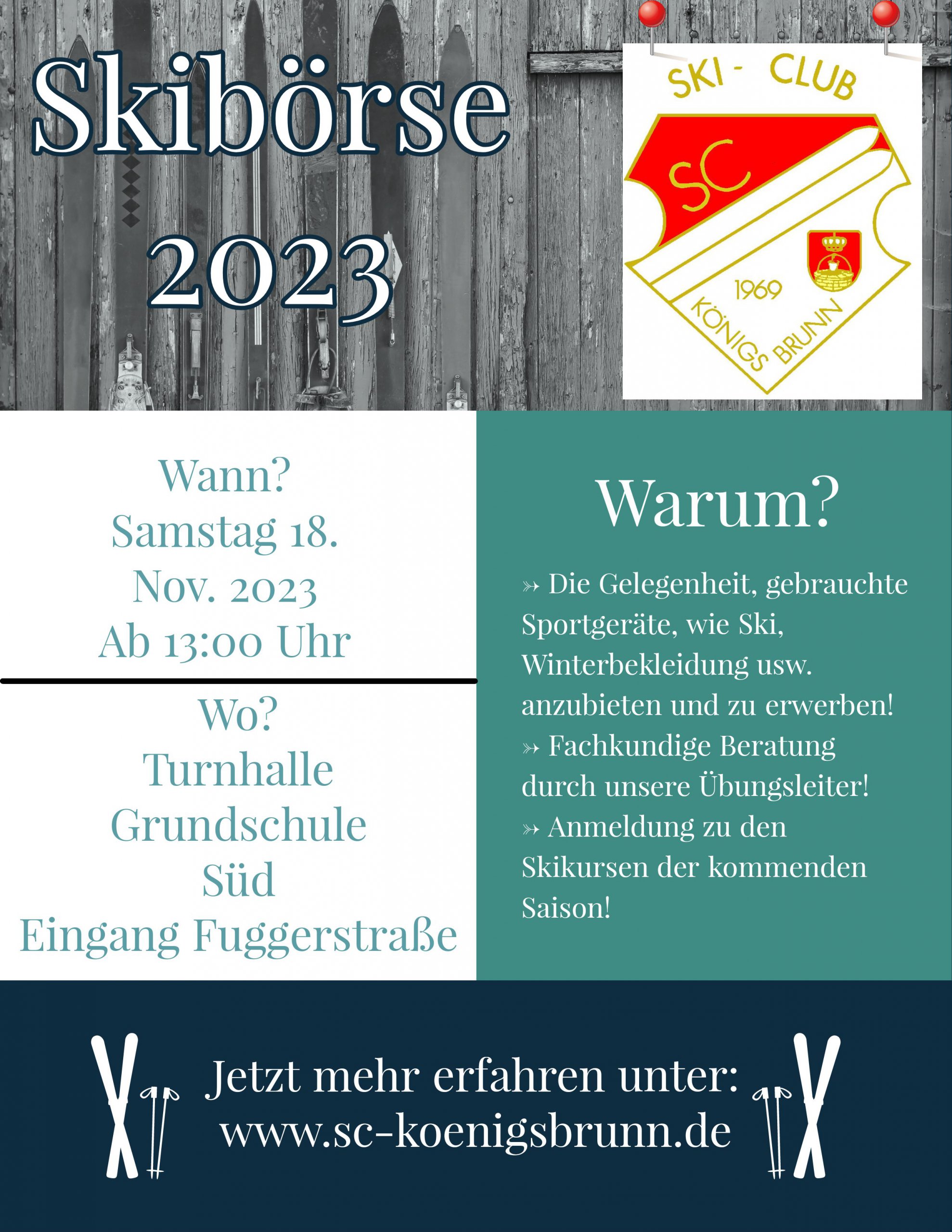 Skibörse 2023 Ski Club Königsbrunn